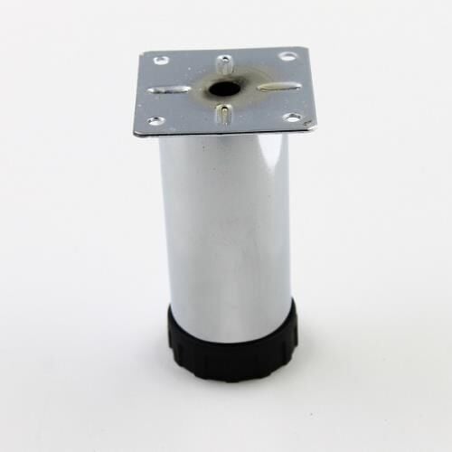 Krom Renk Dolap Ayagı Metal 10 cm