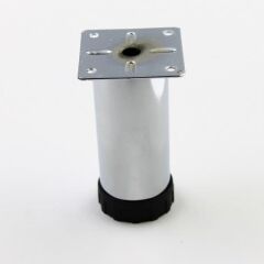 Krom Renk Dolap Ayagı Metal 10 cm