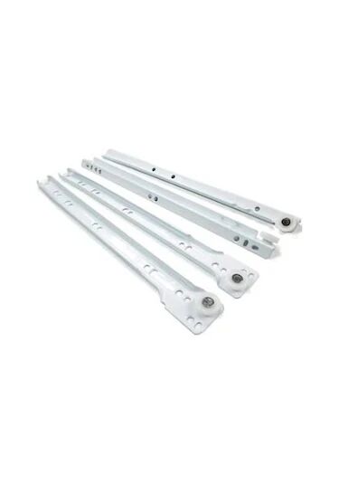 Samet Frensiz Tekerli Beyaz Ray 50cm