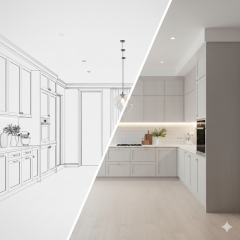 Kendin Yap Mobilya Projeleri Danışmanlığı  Mutfak Dolapları