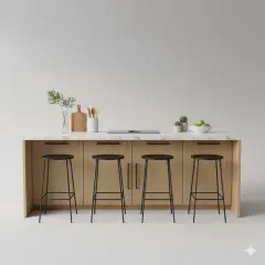 Kendin Yap Mobilya Projeleri Danışmanlığı Mutfak Adası