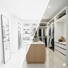 Kendin Yap Mobilya Projeleri Danışmanlığı Giyinme Odası Dolapları