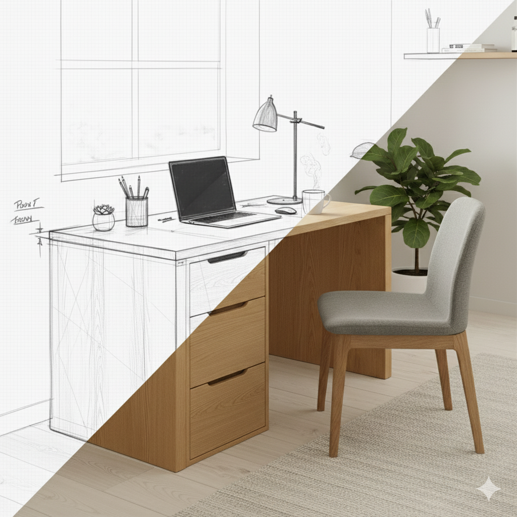 Kendin Yap Mobilya Projeleri Danışmanlığı Çalışma Masası