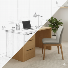 Kendin Yap Mobilya Projeleri Danışmanlığı Çalışma Masası