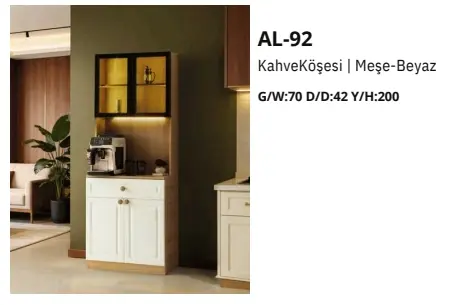 AL-92 Kahve Köşesi Dolabı