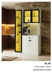 AL-93 Kahve Köşesi Dolabı