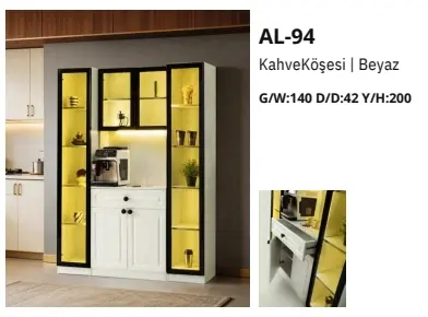 AL-94 Kahve Köşesi Dolabı