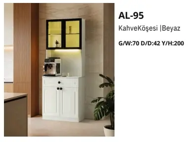 AL-95 Kahve Köşesi Dolabı