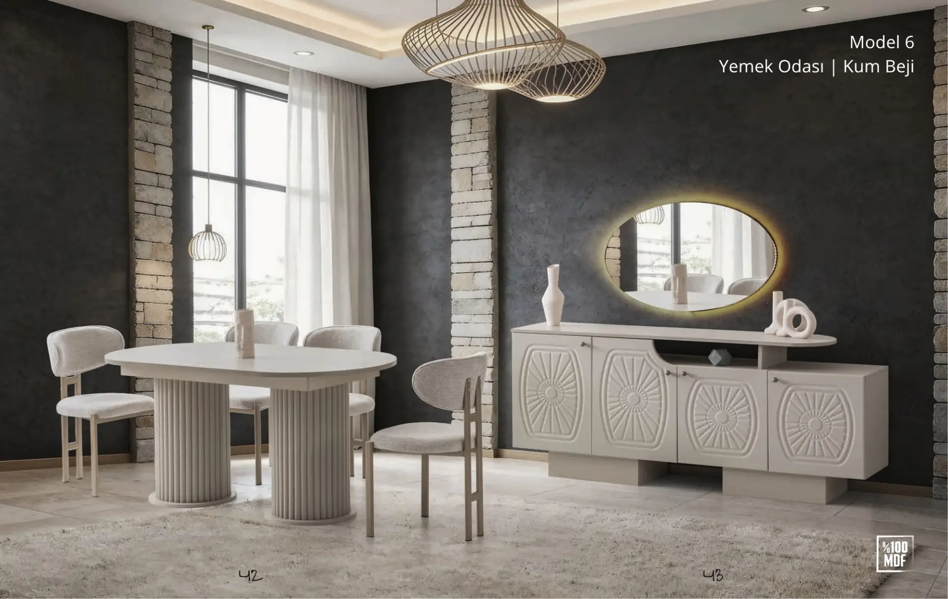 Model 6 Yemek Odası Takımı
