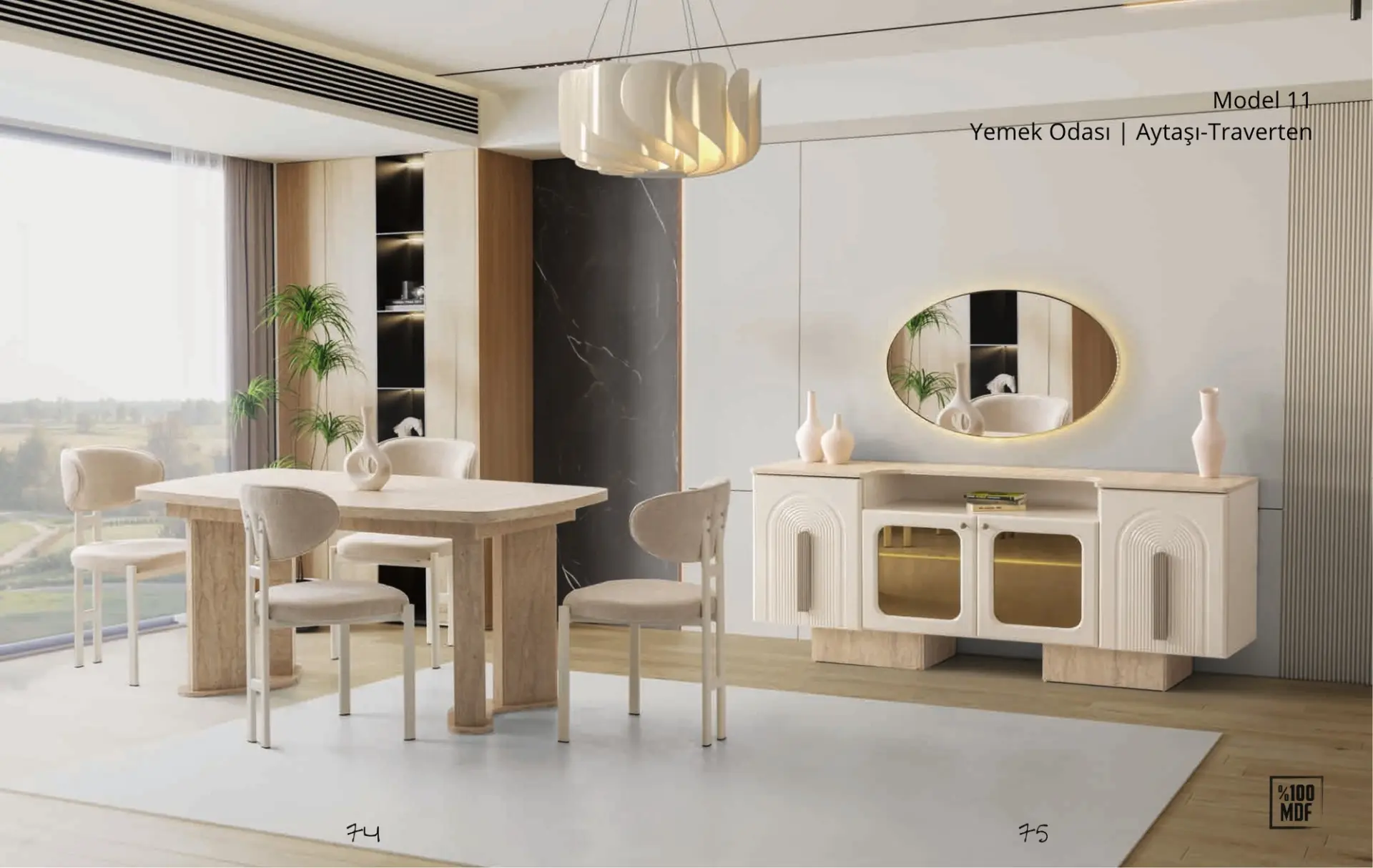 Model 11 Yemek Odası Takımı