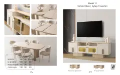 Model 11 Yemek Odası Takımı