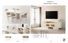 Model 15 Yemek Odası Takımı