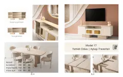 Model 17 Yemek Odası Takımı
