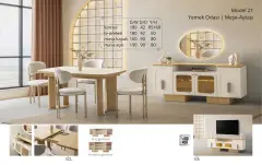 Model 21 Yemek Odası Takımı