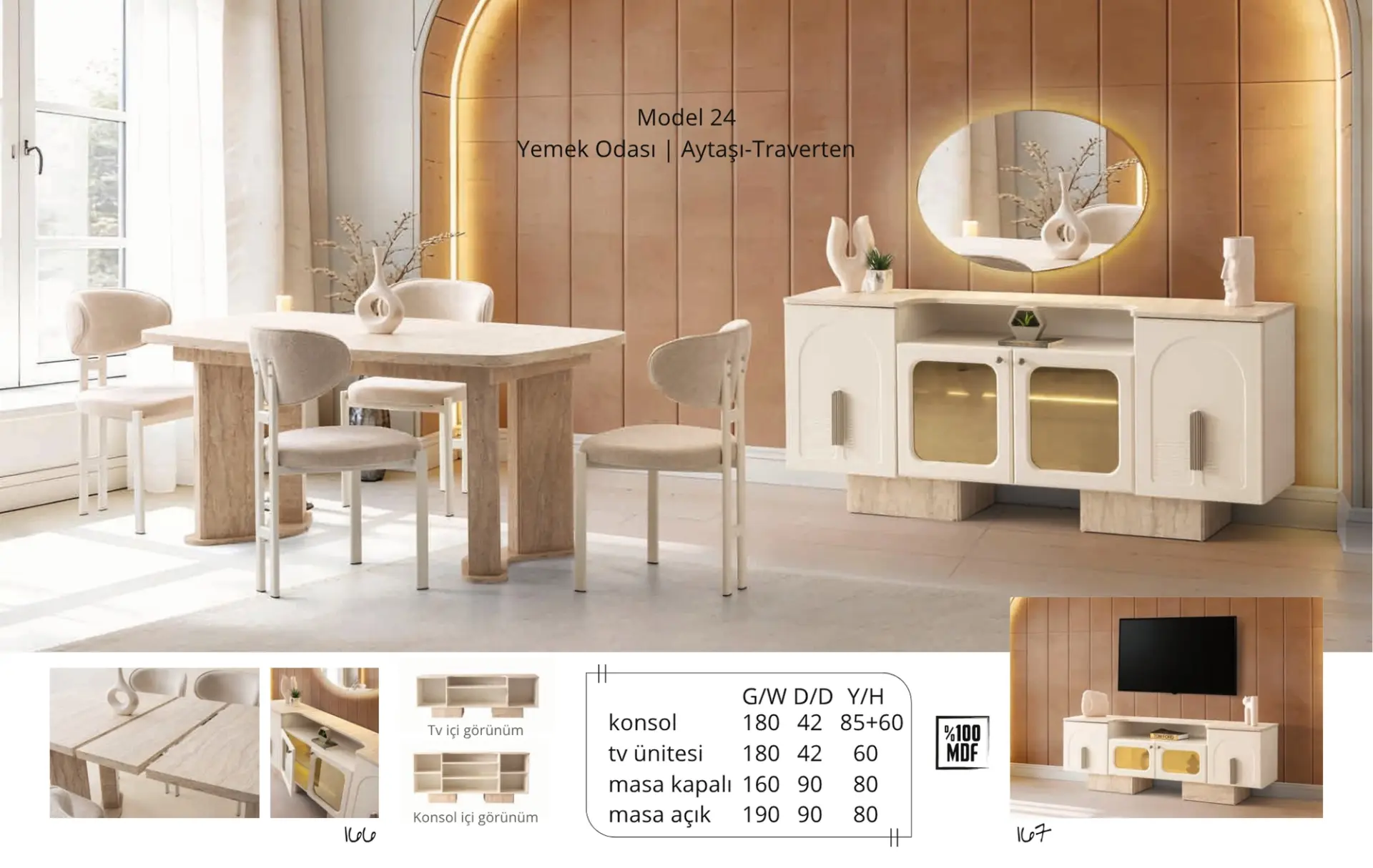 Model 24 Yemek Odası Takımı